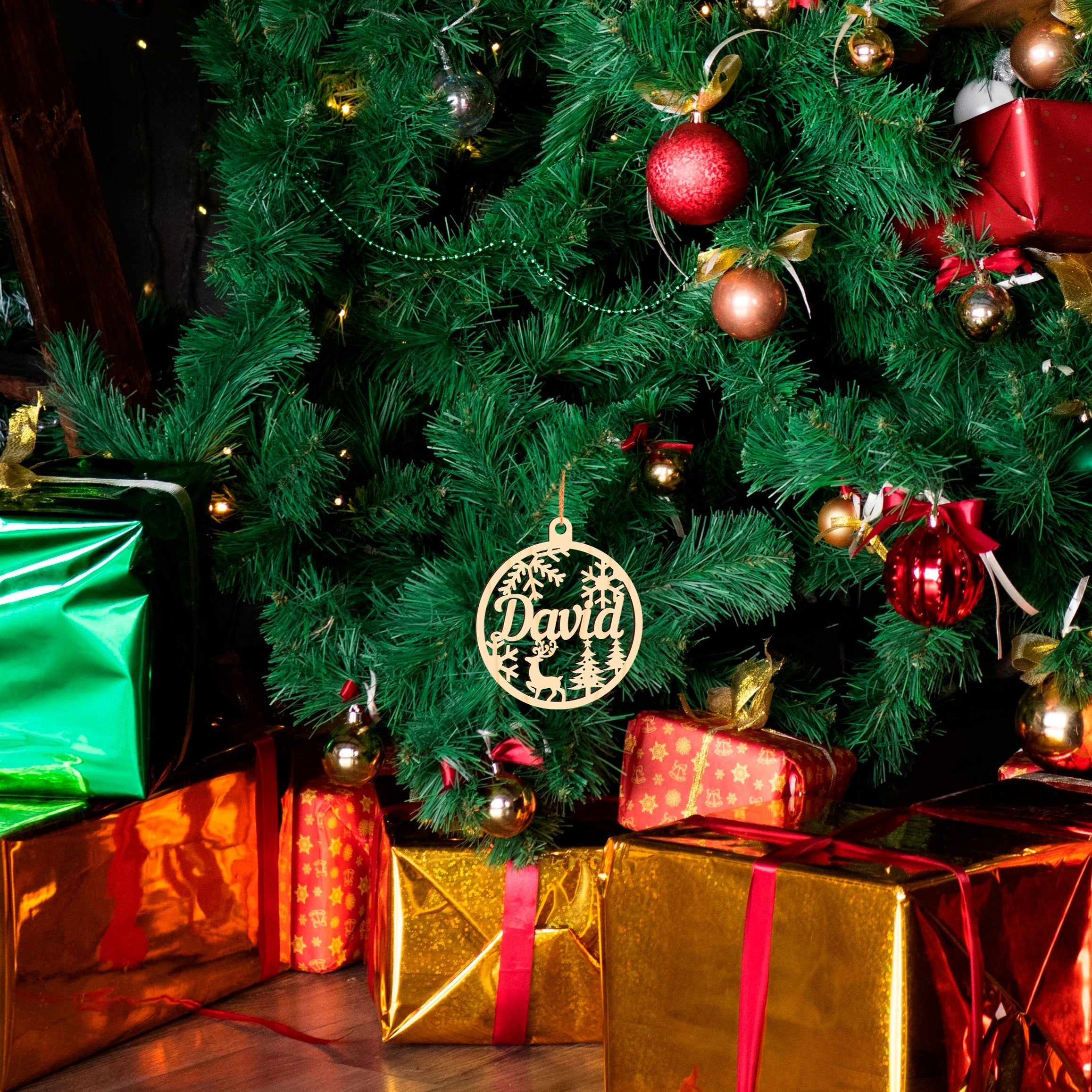 Personalized Wooden Christmas Ornaments