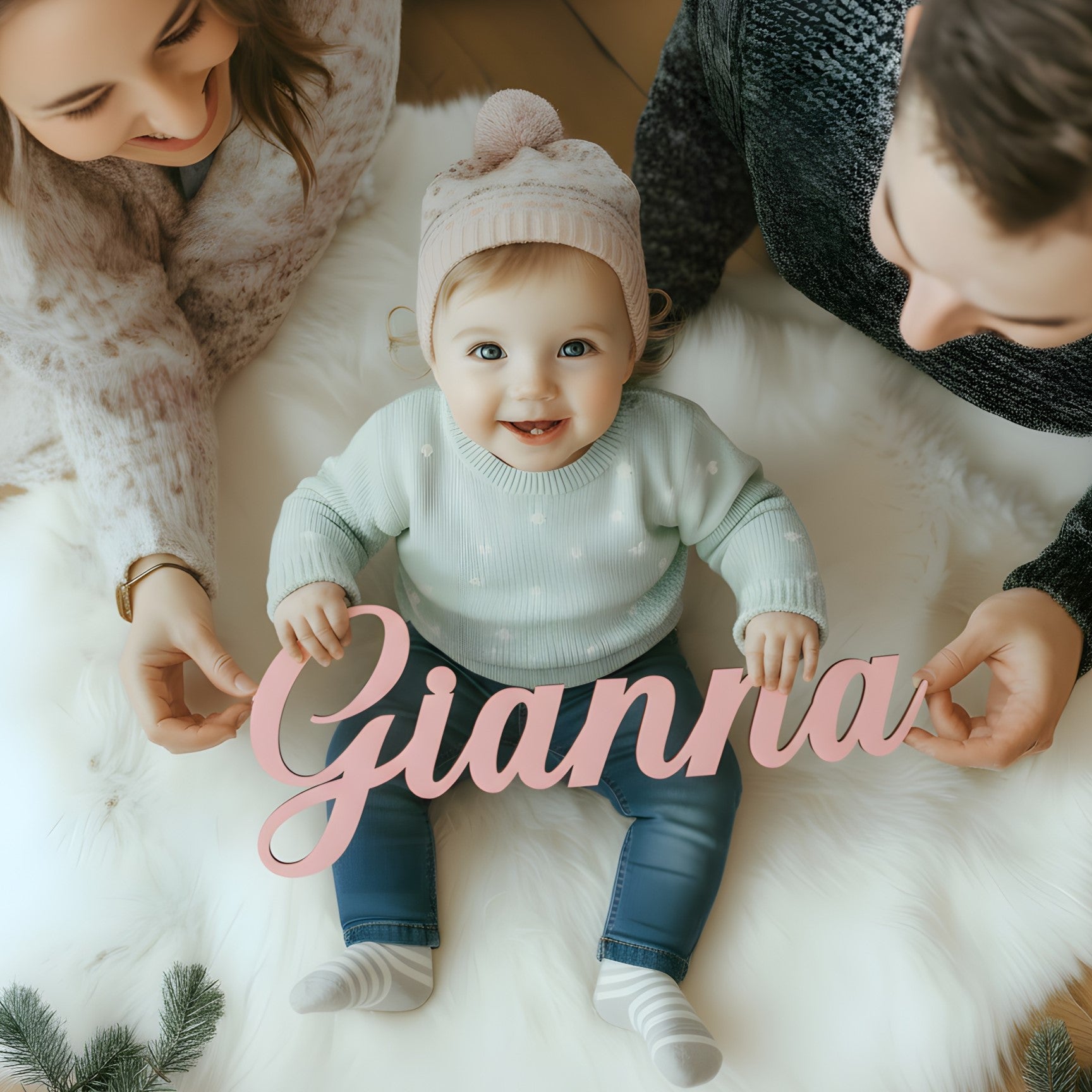 Personalized Wooden Name Sign with LIVE PREVIEW