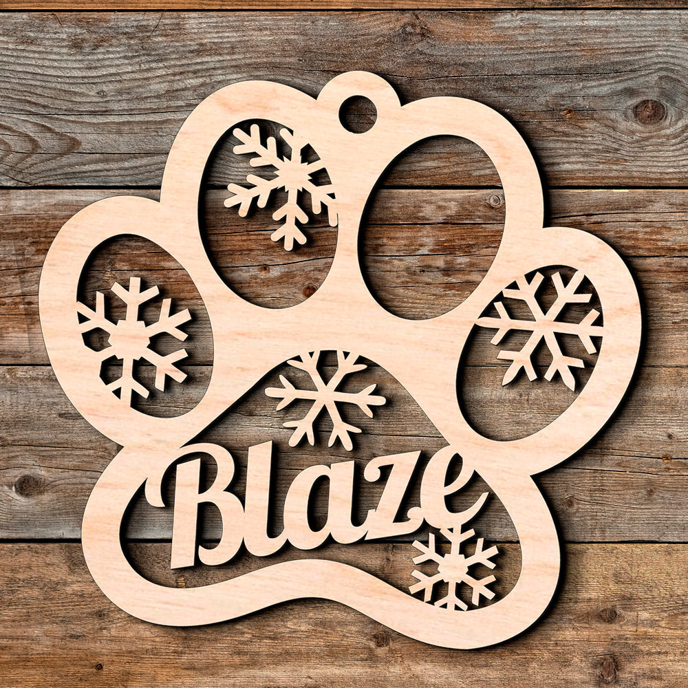 Personalized Wooden Christmas Ornaments