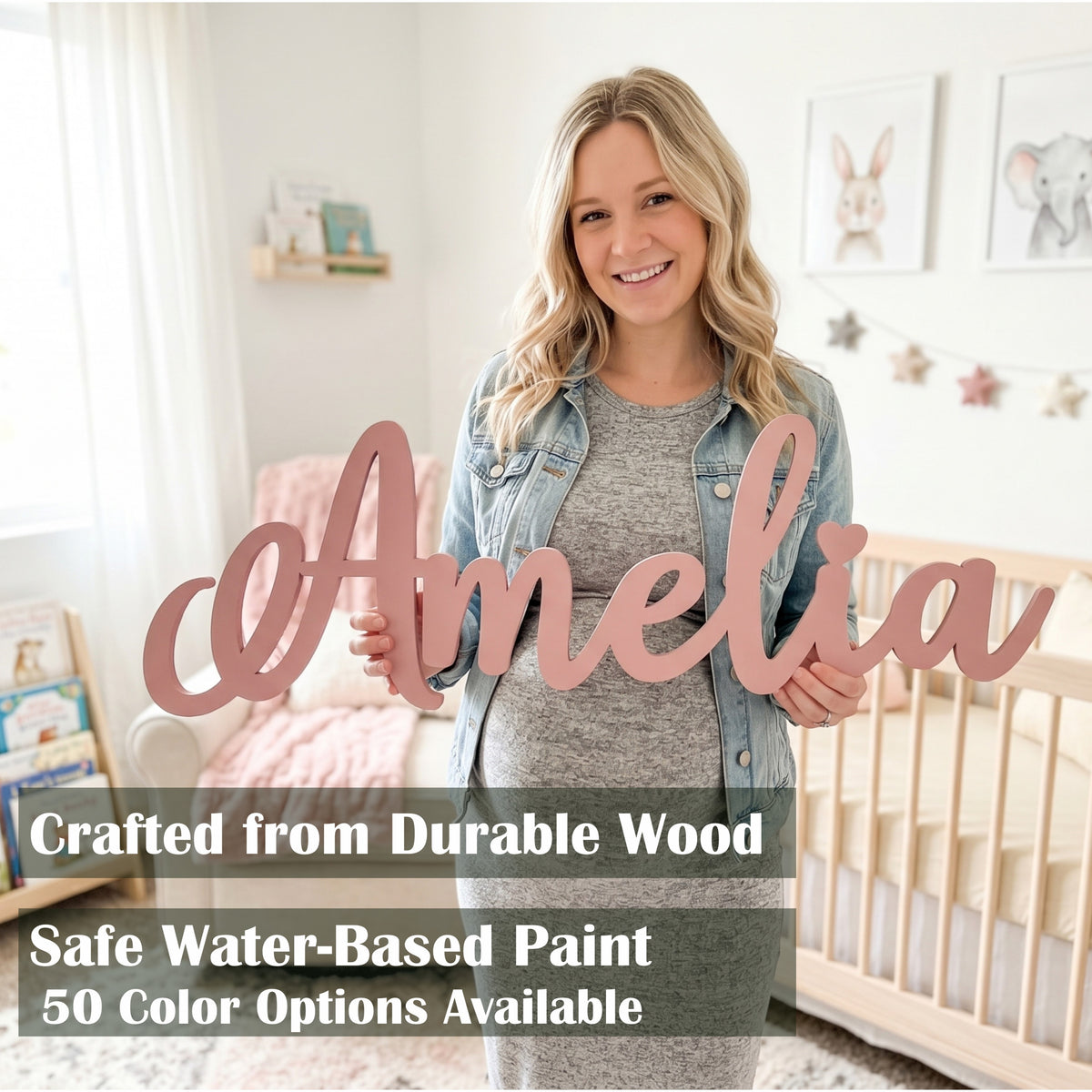 Personalized Wooden Name Sign